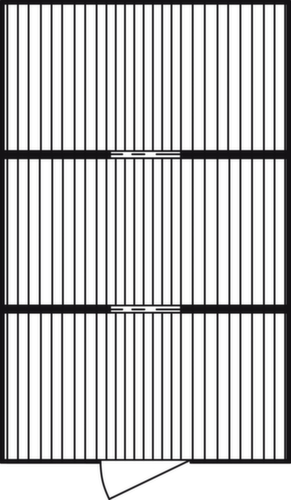 Säbu Conteneur de matériaux galvanisés FLADAFI® à 3 modules