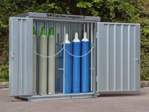 Stockage de bouteilles de gaz