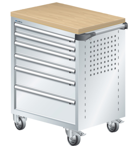 LISTA Chariot d'atelier avec 6 tiroirs, 6 tiroir(s)