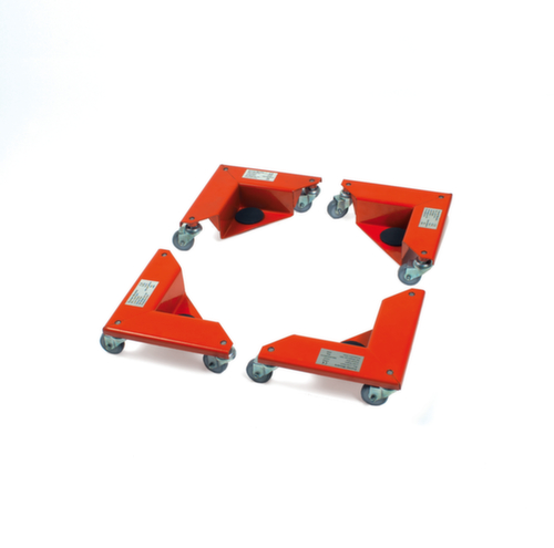 fetra 4 coins roulants pour machines, force 600 kg