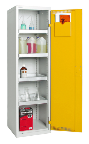 stumpf Armoire de protection de l'environnement en tôle d'acier, hauteur x largeur x profondeur 1800 x 500 x 500 mm