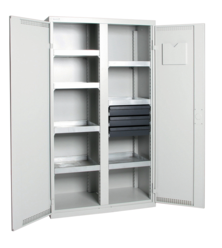 stumpf Armoire de protection de l'environnement en tôle d'acier, hauteur x largeur x profondeur 1800 x 1000 x 500 mm