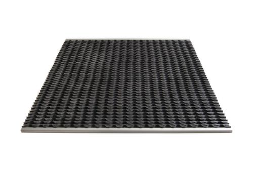 Miltex Tapis bouclé Eazycare Wave, longueur x largeur 985 x 985 mm
