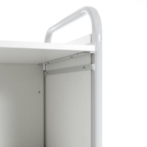 Rollcart Chariot de bureau, force 150 kg, 3 plateaux