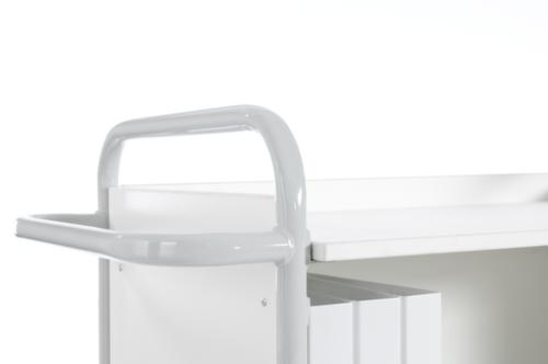 Rollcart Chariot de bureau, force 150 kg, 3 plateaux