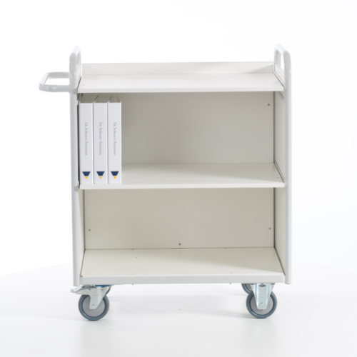 Rollcart Chariot de bureau, force 150 kg, 3 plateaux