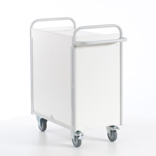 Rollcart Chariot de bureau, force 150 kg, 3 plateaux