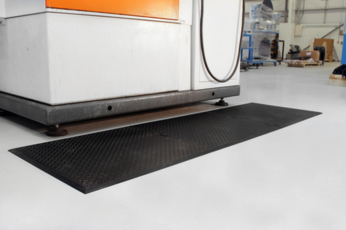 Revêtement de sol pour atelier Comfort-Lok, élément d'extrémité, longueur x largeur 800 x 700 mm