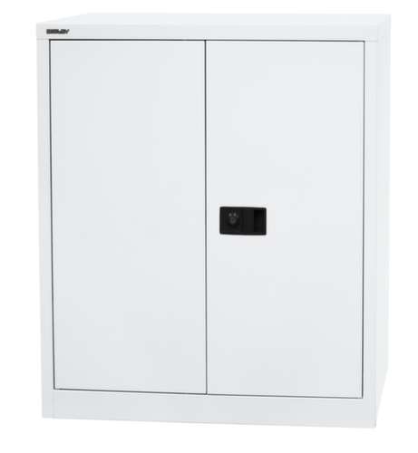 Bisley Armoire de classement Universal, 2 hauteurs des classeurs, blanc signalisation/blanc signalisation