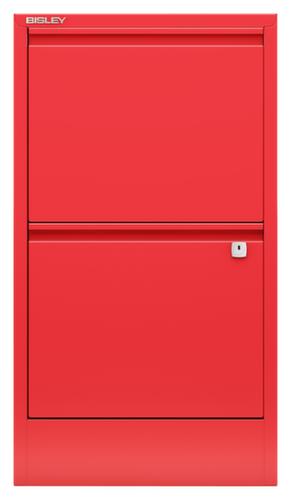 Bisley Armoire pour dossiers suspendus Home Filer, 2 extensions, rouge cardinal/rouge cardinal