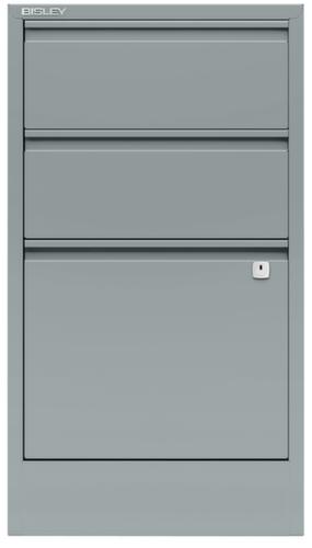 Bisley Armoire pour dossiers suspendus Home Filer, 1 extensions, argent/argent