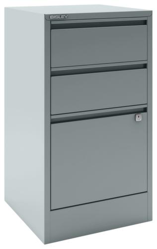 Bisley Armoire pour dossiers suspendus Home Filer, 1 extensions, argent/argent