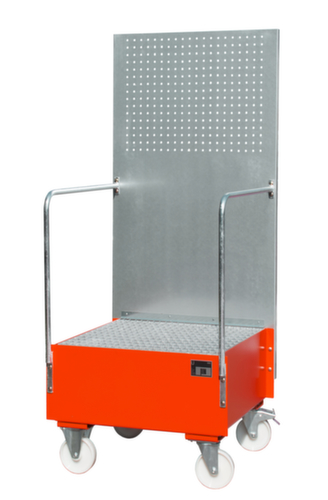 Bauer Bac de rétention mobile LPW 200-1 avec plaque perforée