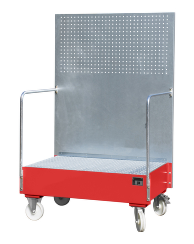 Bauer Bac de rétention mobile LPW 200-2 avec plaque perforée