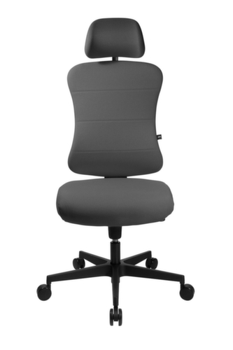 Topstar Siège de bureau pivotant Art Comfort avec appui-tête, anthracite
