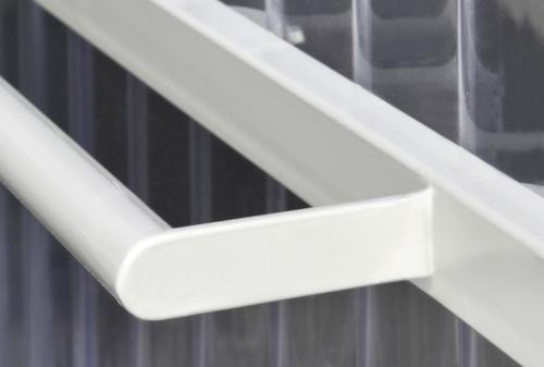 WSM abri fumeurs Maxi avec 1 paroi latérale et 1 paroi arrière, largeur x profondeur 2960 x 1580 mm