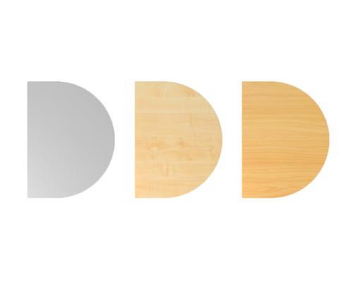 Table de rallonge semi-ronde