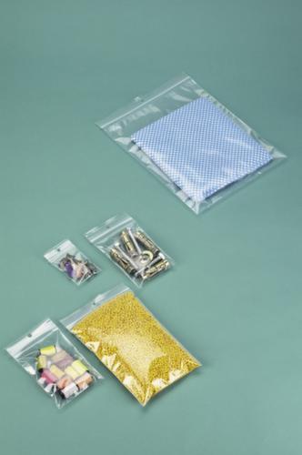 Sachet à fermeture à pression, 50 µm, longueur x largeur 300 x 300 mm