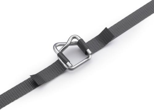 Clips de fermeture pour le cerclage textile, pour largeur de feuillard 16 mm