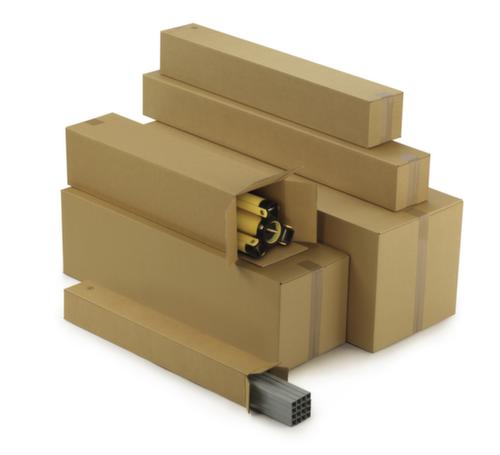 Caisse carton pliante 2 cannelures avec ouverture sur la face avant