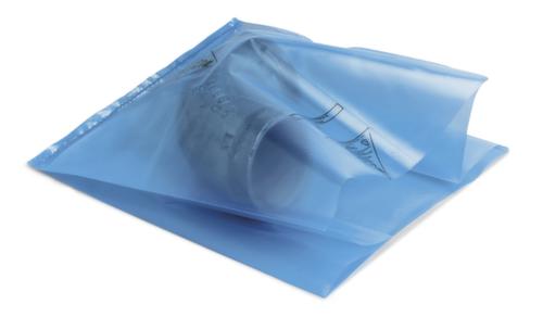 Sachet anti-corrosion VCI avec pli latéral, 100 µm, longueur x largeur 300 x 200 mm