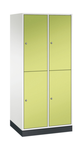 C+P Armoire vestiaire grand volume à deux niveaux Intro, largeur de compartiment 360 mm