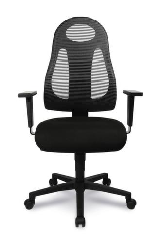 Topstar Siège de bureau pivotant Free Art, Dossier maille, noir