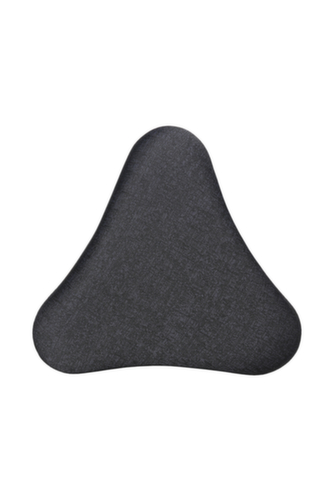 Topstar Siège assis-debout Sitness H1 avec assise triangle, hauteur d’assise 570 - 770 mm, assise noir