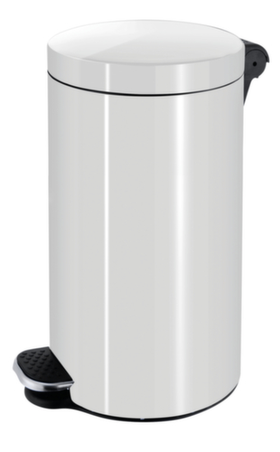 Poubelle à pédale MONICA ECONOMY, 30 l, blanc