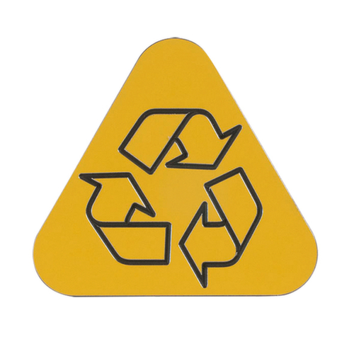 Couverture de soutien PURE pour poubelle, jaune