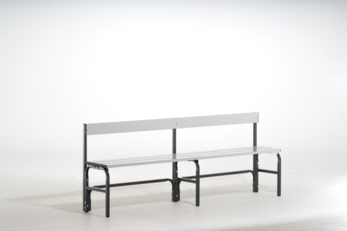 Sypro Banc vestiaire avec lames en aluminium
