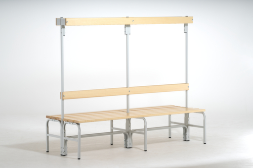 Sypro Banc vestiaire avec lames en bois