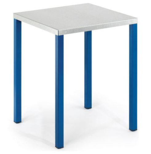 Table d'appoint pour table d'emballage, largeur x profondeur 600 x 600 mm, plaque gris clair