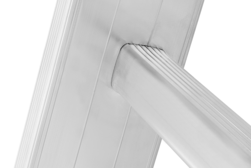 Hymer Échelle télescopique polyvalente en trois parties SC 60, 3 x 14 échelons profilés antidérapants