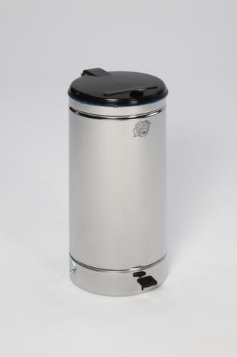 Collecteur de recyclage Euro-Pedal pour sacs de 70 litres, 70 l, couvercle noir