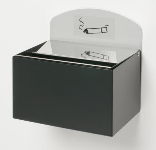 Cendrier mural ou combiné avec panneau arrière, anthracite