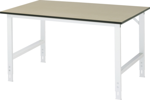 RAU Établi à hauteur réglable Tom, RAL7035 gris clair