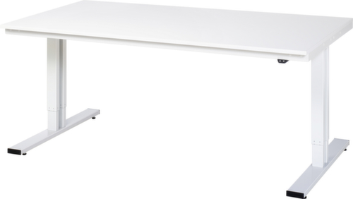 RAU Établi à hauteur réglable électriquement adlatus 300, RAL7035 gris clair