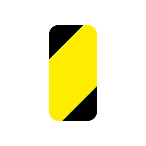 EICHNER Symbole à coller, rectangle, jaune/noir