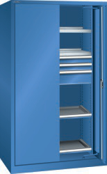 LISTA Armoire à portes rétractables pour charges lourdes, largeur 1146 mm