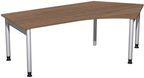 Gera Bureau d'angle Pro avec piètement 4 pieds