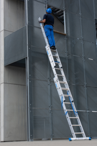 Krause échelle polyvalente STABILO® Professional +S, 3 x 8 échelons et marches profilés antidérapants