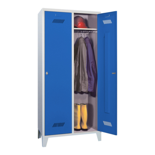 PAVOY Armoire vestiaire Basis avec 2 compartiments, largeur de compartiment 400 mm