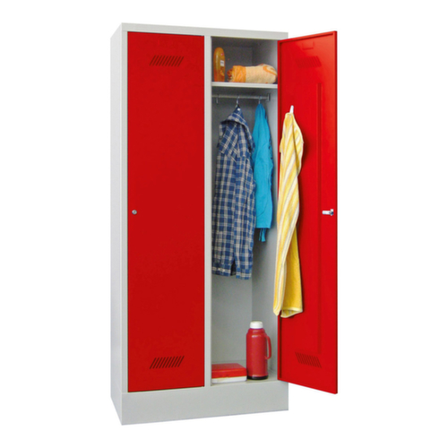 PAVOY Armoire vestiaire Basis avec 2 compartiments, largeur de compartiment 400 mm