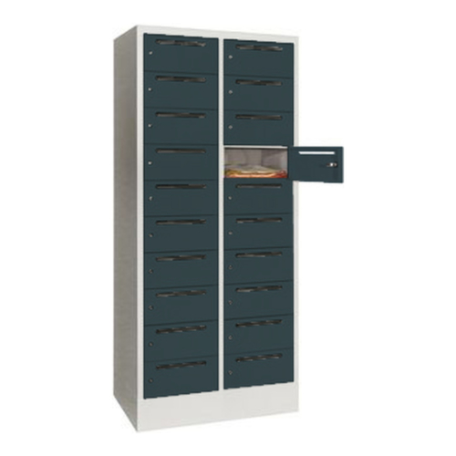 PAVOY Armoire de distribution du courrier Basis, 20 compartiments