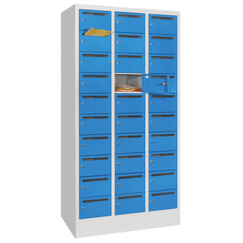 PAVOY Armoire de distribution du courrier Basis, 30 compartiments