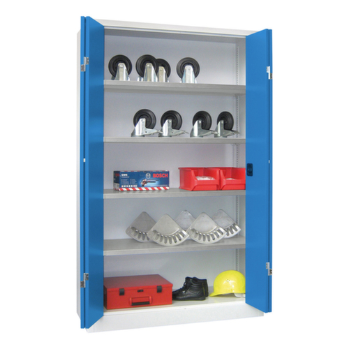 PAVOY Armoire à portes pliantes grand espace Basis en tôle d'acier