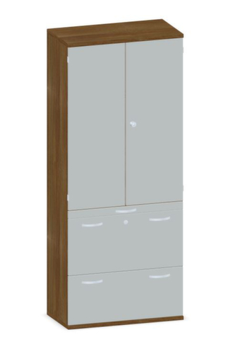 Gera Armoire combinée Pro, 3 hauteurs des classeurs