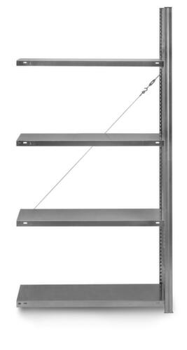 Rack de stockage sans ISIPACK© vis Baie de montage, hauteur x largeur x profondeur 2000 x 1010 x 335 mm, 4 tablettes