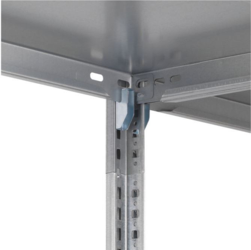 Rack de stockage sans ISIPACK© vis Baie de montage, hauteur x largeur x profondeur 2000 x 1010 x 335 mm, 4 tablettes